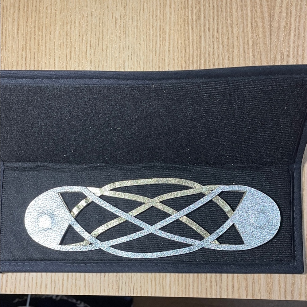 Iskin Silver & gold leather bracelet